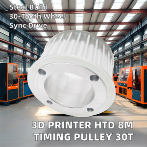 Poleas de transmisión de aluminio con orificio terminado de rendimiento eficiente OEM y STL AK BK para industrias de maquinaria - Product Image 5