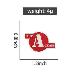 a团队珐琅别针经典动作电影胸针符号徽章礼品饰品批发供应 - Product Image 6