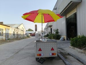 Carrito de Acero Inoxidable para Venta de Hot Dogs a Precio Accesible <span class=keywords><strong>con</strong></span> Máquina Expendedora para Snacks - Product Image 3