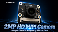 Caméra HD MIPI 2MP WTDK-CAM-2336 compatible avec l'interface Raspberry Pi, qualité industrielle pour les plateformes de puces courantes