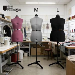 Maniquí de Diseño Ajustable, Femenino, Masculino, Infantil, para Confección, Medio Cuerpo, Venta al por Mayor, Talla Ajustable, Torso de Maniquí - Product Image 1