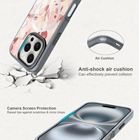 Nouvelle coque de téléphone premium, fabrication en verre trempé, protection contre les chocs, coque personnalisée avec impression pour iPhone 16 Pro Max, coque de téléphone portable