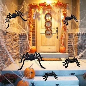 30cm <span class=keywords><strong>Halloween</strong></span> Home Decor Yard Porch Ornement Maison Hantée Réaliste <span class=keywords><strong>Araignée</strong></span> Artificielle Noir Peluche <span class=keywords><strong>Halloween</strong></span> Géant Fausses Araignées - Product Image 6