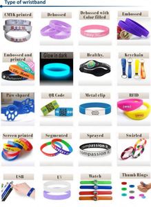 Bracelet en silicone personnalisé pas cher avec design gratuit - Product Image 4