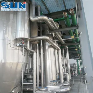 Vacuum forced circulation automatic MVR crystallizer for waste water continuous desalinization evaporator