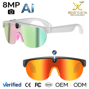 แว่นตาอัจฉริยะ AIMB-G5 AI กล้อง 8MP บันทึกวิดีโอ 4K UHD พร้อมระบบแปลภาษาไร้สายสำหรับงานแปลภาษาแบบเรียลไทม์ - Product Image 1