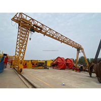 Grue portique à poutre simple de 30 m, grande portée, certifiée ISO, antidéflagrante, 20 tonnes