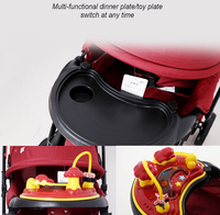 Échantillon Gratuit Poussette Bébé 3-en-1 Haut de Gamme avec Châssis en Alliage d'Aluminium Capacité de Charge 20KG Conception Pliable pour 0-3 Ans