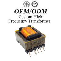 Transformateur haute fréquence à profil bas avec noyau planaire en ferrite EE1810, enroulement en cuivre, enroulement sur circuit imprimé, échantillon gratuit, DC-DC SMPS, personnalisé ODM