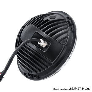 Nuevas luces Led de coche para <span class=keywords><strong>Jeep</strong></span> Wrangler JK accesorios DOT E-mark 7 "Faro LED para <span class=keywords><strong>Jeep</strong></span> Wrangler JK/ CJ5/ <span class=keywords><strong>CJ7</strong></span> CJ8 TJ JK Hummer - Product Image 6