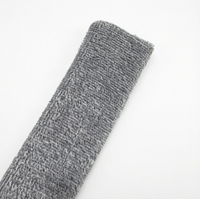 Plumeau télescopique avec manche en microfibre - Tissu doux gris pour le nettoyage sous le lit et sous le canapé, manche extensible pour les espaces étroits