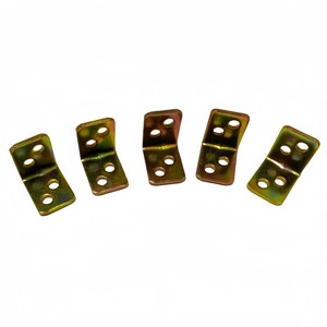 Support d'angle en L Xinjunye 16x20mm en acier zingué, connecteur de meuble à angle droit, quincaillerie de support - Product Image 1