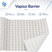 Membrane d'étanchéité haute performance Sohi, barrière contre la vapeur, sous-couche de toiture, renforcée en maille PP+PE, similaire à Tyvek