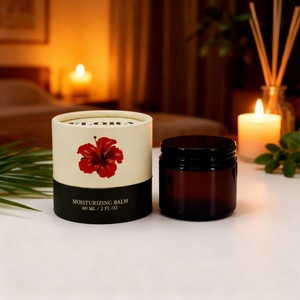 Tubos de Papel Kraft Biodegradables para Envasado, Frascos Redondos de Papel con Logotipo Personalizado para Velas y Perfumes - Product Image 1