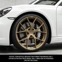 Sur mesure 12000T Forgé |   Norme DOT |   MOQ 4 S1-00163 18-24 Jantes multibranches bronze mat pour Porsche 718 Cayman