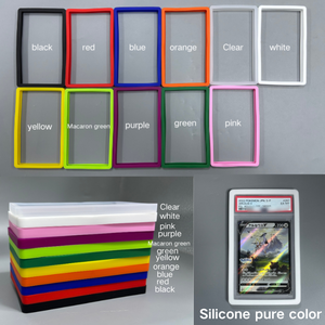 그레이드 트레이딩 카드 프로텍터 케이스 범퍼에 대한 완벽한 맞춤 등급 실리콘 등급 카드 슬래브 범퍼 - Product Image 2