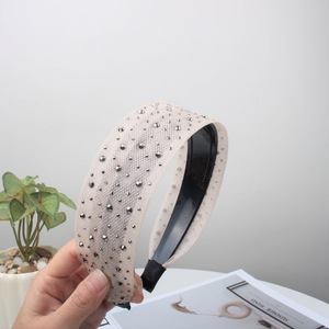 Ampio semplice strass Hairband, Versatile ed elegante accessorio <span class=keywords><strong>per</strong></span> capelli con <span class=keywords><strong>denti</strong></span> antiscivolo da donna - Product Image 6