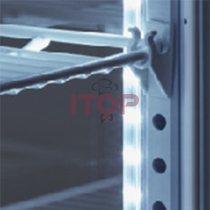 Vitrine réfrigérée pour gâteaux, réfrigérateur à porte vitrée sur 4 côtés, <span class=keywords><strong>prix</strong></span> bas, réfrigérateur vertical pour l'affichage des gâteaux - Product Image 3