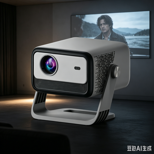 Portable Smart Projector Android 14 Native 1080P 500 ANSI WiFi 6 Bluetooth Auto Focus 4K Supported Mini Projector