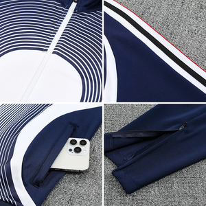 Vente en gros Vestes de sport pour hommes Kits de football Maillots de football Nouveau design Survêtements de football Survêtements de football pour hommes - Product Image 3