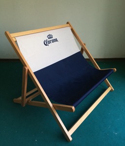 Chaise longue pliante en bois à double assise pour la plage ou la terrasse Chaise de plage confortable pour 2 <span class=keywords><strong>personnes</strong></span> - Product Image 6