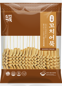 Brochetas de Pastel de Pescado Estilo Coreano SAMJIN AMOOK, Hechas con Surimi Rico, Congeladas, Listas para Comer, para Hot Pot Tteokbokki - Product Image 2