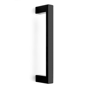 Poignée en acier inoxydable, modèle corde à linge, finitions nickel satiné et noir mat, finition noir mat, poignée 50x50 - Product Image 3