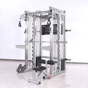 <span class=keywords><strong>Jaula</strong></span> de Sentadillas de Grado Comercial, Soporte Multifuncional <span class=keywords><strong>para</strong></span> Press de Banca <span class=keywords><strong>para</strong></span> Levantamiento de Pesas y <span class=keywords><strong>CrossFit</strong></span> - Product Image 4