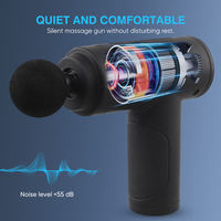 TOPTONS Nouveau Design Pistolet de Massage Professionnel à Haute Vitesse pour Tissus Profonds et Fascias, Idéal pour le Corps et les Muscles, Utilisation à Domicile ou en Studio