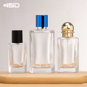 Kadınlar için 100ml 30ml 50ml kare parfüm şişesi parfüm 100ml lüks boş şişeler