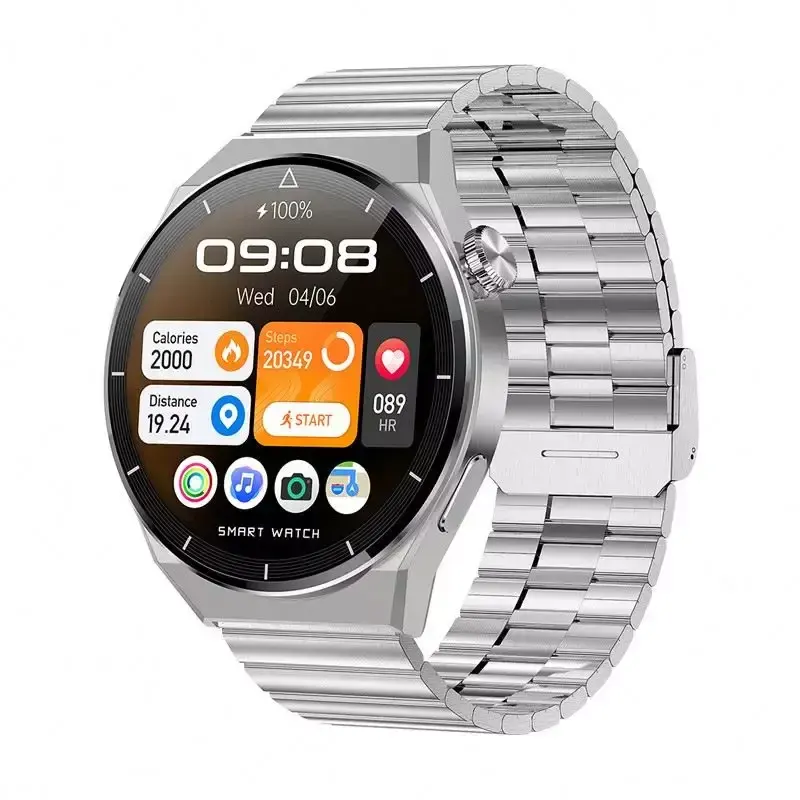 Bán buôn GT3 Max kim loại sang trọng đồng hồ mới Vòng Smartwatch 1.45