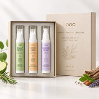 OEM Scalp Reset Roll on Hair Oil Set Keratin Collagen Protein Squalane Rosemary Ringan Tidak Berminyak
