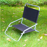 Chaises de camping pliantes multifonctionnelles pour l'extérieur, confortables, légères, pour la pêche, la plage, en métal