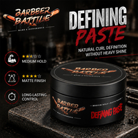 BARBERPASSION Sans Alcool Silkening No Fkaking Meilleurs Hommes Texture Pâte Cheveux Naturels Argile Mat