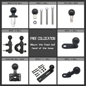 Soportes para Teléfono <span class=keywords><strong>de</strong></span> Motocicleta Multiusos <span class=keywords><strong>de</strong></span> <span class=keywords><strong>Lujo</strong></span> N-STAR, Accesorios Estables Hechos <span class=keywords><strong>de</strong></span> Plástico, Aluminio, Acero y Acero Inoxidable - Product Image 4