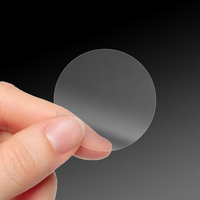 Étiquettes autocollantes en vinyle PVC, 25mm, 1 pouce, rond, Transparent, emballage, enveloppe, courrier, plaquette, sceau, 5000 pièces