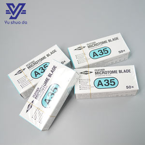 ใบมีดไมโครโตมสแตนเลสแบบใช้แล้วทิ้งสำหรับห้องปฏิบัติการยี่ห้อเฟเธอร์ - Product Image 4