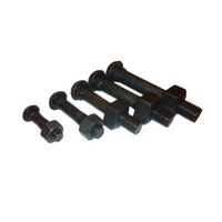 Tornillo Hexagonal de Acero con Óxido Negro de Grado Industrial SAE Grado 2 5 8 ASME B18.2.1 con Rosca Parcial