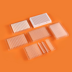 0.2Ml Transparent 96 Bien Pcr Plaque Microplaque Détachable Pcr Tube Plaque Demi-Jupe pour ABI - Product Image 4
