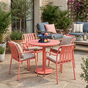 Muebles de Aluminio <span class=keywords><strong>para</strong></span> Exteriores Personalizados, Juego de Muebles Modernos <span class=keywords><strong>para</strong></span> Patio y Jardín, Mesa y Sillas con Pintura que <span class=keywords><strong>No</strong></span> se Desvanece por 7 Años - Product Image 2