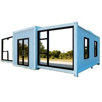 Maison préfabriquée en conteneur, design portable et détachable, système modulaire en kit, espace de bureau mobile, unité de stockage extensible
