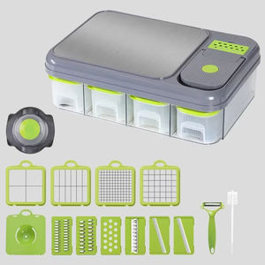 Cortador de Verduras Multifuncional Manos Libres al por Mayor, Picador Manual, Rallador y Tabla de Cortar para Frutas y Herramientas - Product Image 1