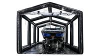 Tente de garage gonflable transparente pour voiture, imperméable, pour exposition de voitures