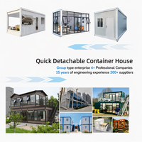 Maison préfabriquée en conteneur prête à être expédiée, aménagement personnalisé, maison modulaire portable pour utilisation dans un projet résidentiel