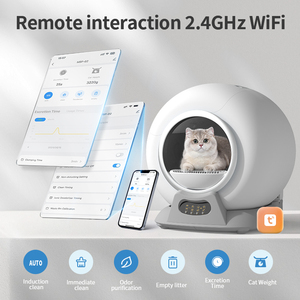 Caja <span class=keywords><strong>de</strong></span> arena eléctrica inteligente para gatos, <span class=keywords><strong>arenero</strong></span> automático, autolimpieza, novedad <span class=keywords><strong>de</strong></span> 2023 - Product Image 2