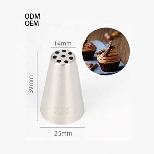 เครื่องทำเส้นบะหมี่สแตนเลส 8 รู พร้อมหัวบีบแบบมีรู สำหรับทำขนมบราวน์เชสตัน มัดกราส ครีม คัพเค้ก - Product Image 1