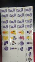 Tapis de jeu de Mahjong en acrylique au design moderne et luxueux LSU Louisiana State University, portable, écologique, emballage personnalisable