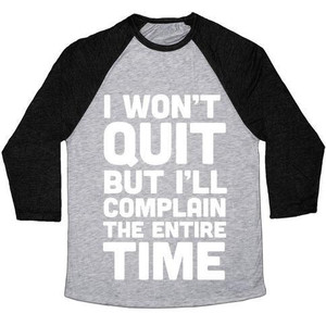 No me quedaré sin hacer nada, pero me quejaré durante todo el tiempo - Camiseta de béisbol unisex de mezcla triple - Product Image 3