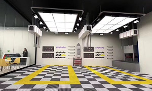 Lampu tabung Led kualitas tinggi lampu segi enam Led Rgb garasi penjualan pabrik profesional lampu kisi sembilan istana - Product Image 4