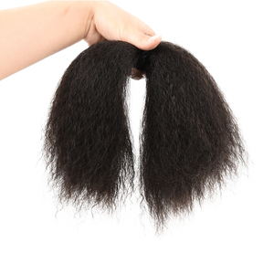 Extensiones de <span class=keywords><strong>Cabello</strong></span> Humano Remy Brasileño Originea, Pre-estirado, Doble Trama, <span class=keywords><strong>para</strong></span> <span class=keywords><strong>Trenzas</strong></span>, Estilo Afro Crespo Liso, 50g/paquete - Product Image 1